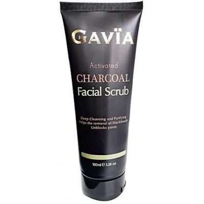 Gavia Activated Charcoal Facial Scrub (100g)