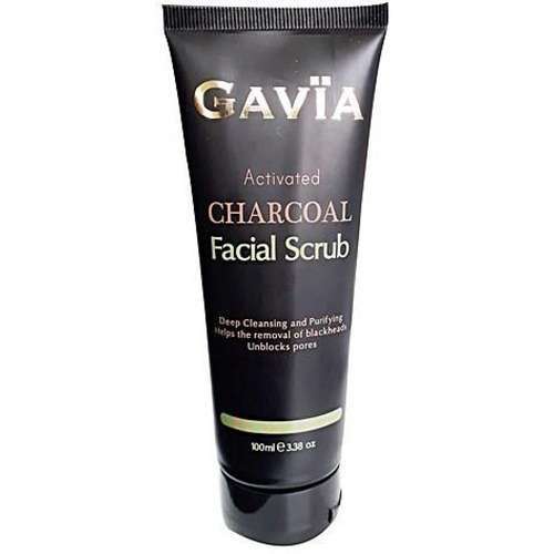 Gavia Activated Charcoal Facial Scrub (100g)