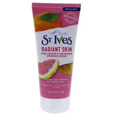 St. Ives Even and Bright Pink Lemon and Mandarin Orange Scrub (170g)